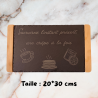 Ardoise gravée alimentaire personnalisée – avec ou sans socle | 3DConcept
