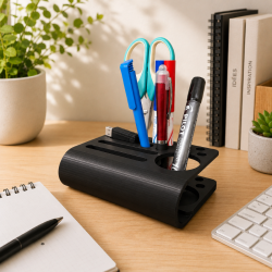 Organiseur de bureau imprimé en 3D | Rangement stylos et accessoires - 3DConcept